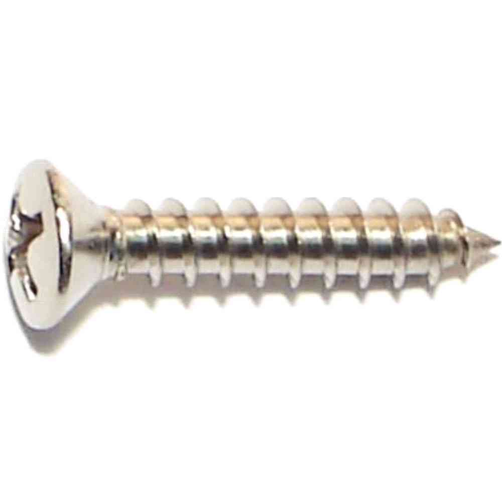 Main 1 - Phillips Oval Sheet Metal Screw #6X3/4" Stainless Steel 3/pk - San Antonio Retail