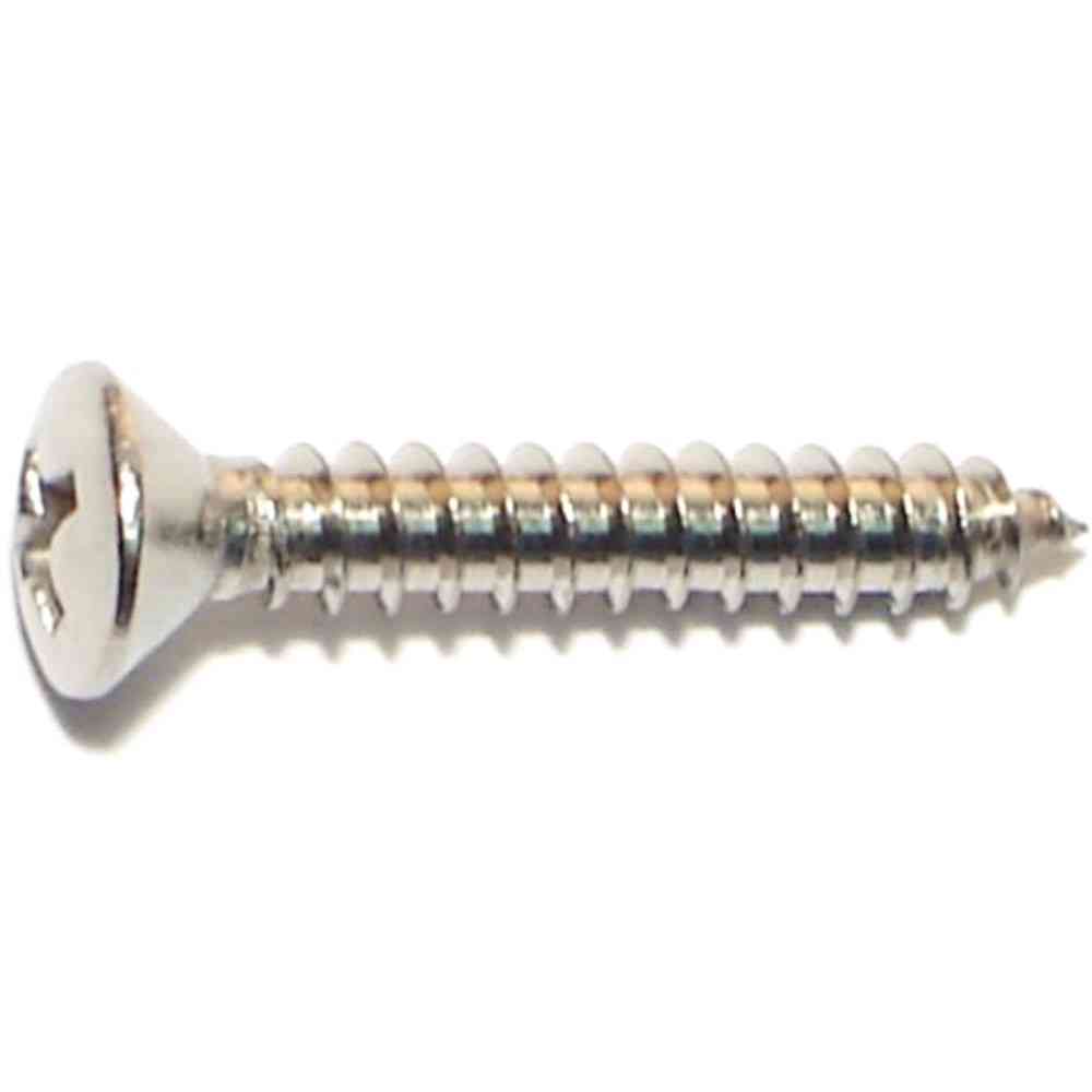 Main 1 - Phillips Oval Sheet Metal Screw #8X1" Stainless Steel 2/pk - San Antonio Retail