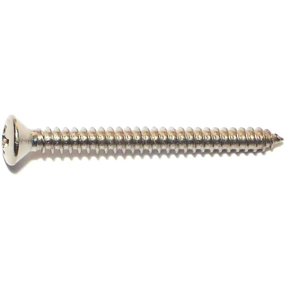 Main 1 - Phillips Oval Sheet Metal Screw #10X2" Stainless Steel 1/PK - San Antonio Retail