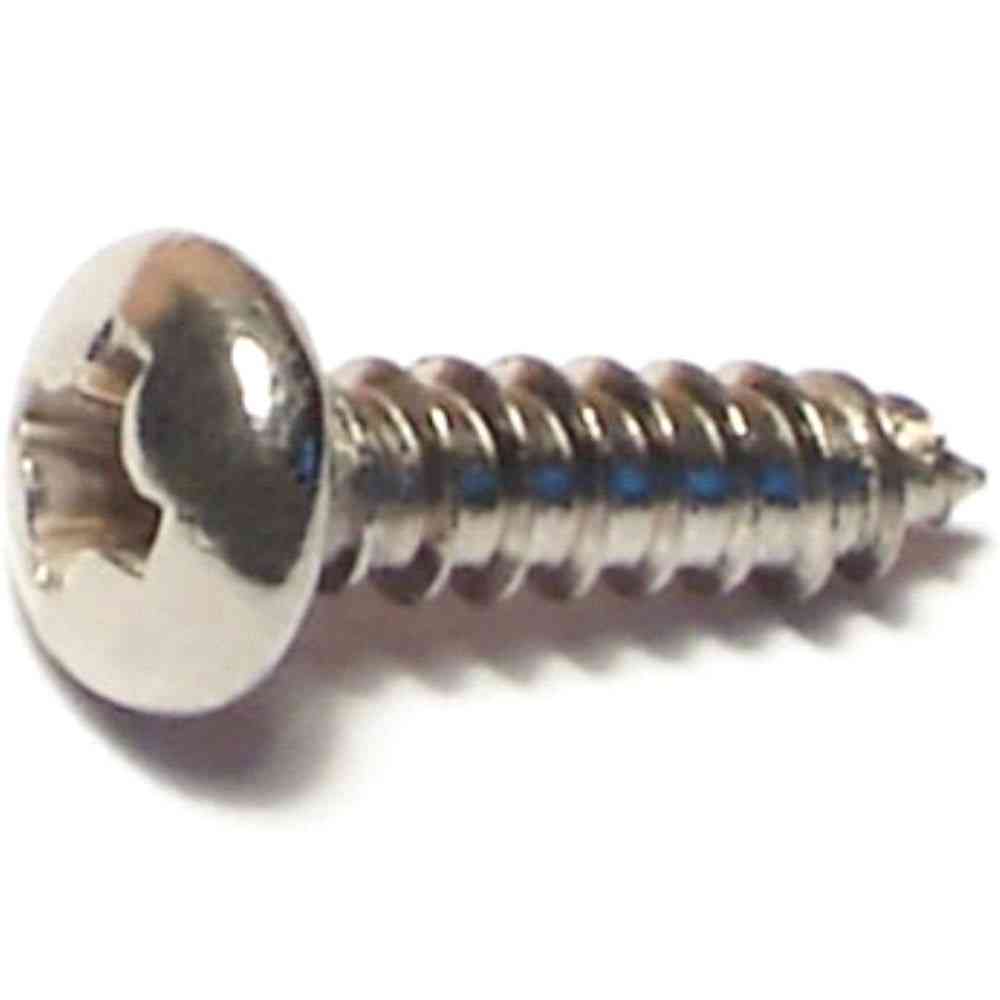 Main 1 - Phillips Pan Sheet Metal Screw #6X1/2" Stainless Steel 3/pk - San Antonio Retail
