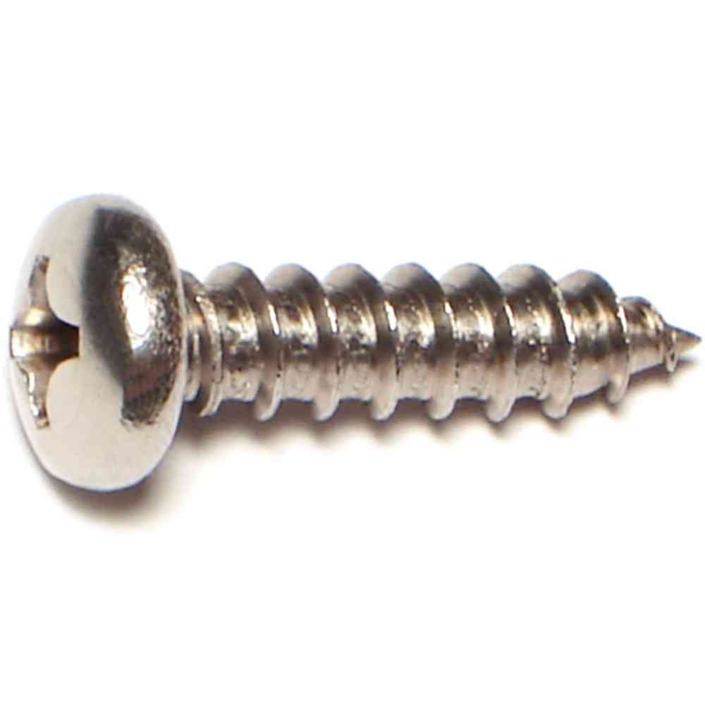 Main 1 - Phillips Pan Sheet Metal Screw #14X1" Stainless Steel 1/pk - San Antonio Retail