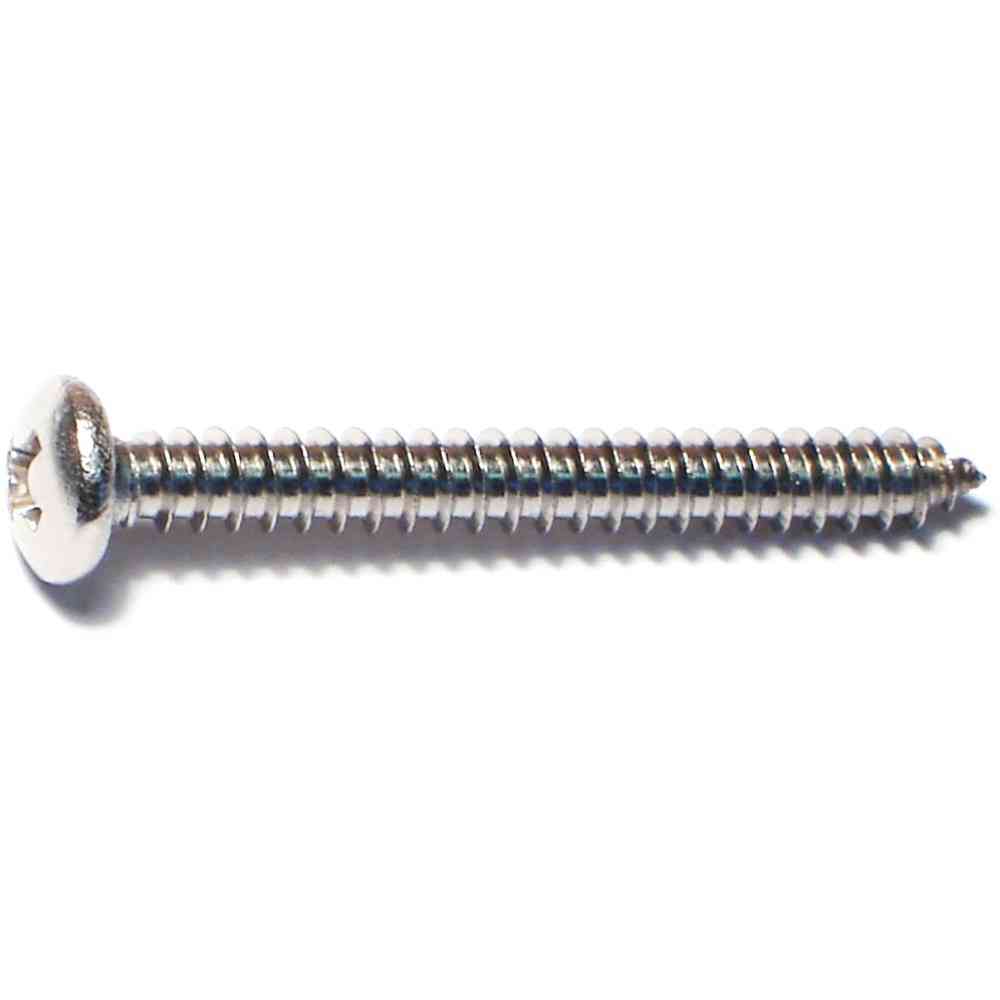 Main 1 - Phillips Pan Sheet Metal Screw #8X1-1/2" Stainless Steel 2/pk - San Antonio Retail