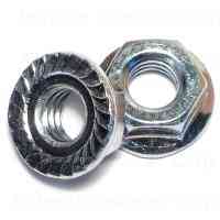 Main 1 - Serrated Flange Lock Nut 5/16"-18 Zinc - San Antonio Retail