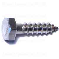 Main 1 - Hex Lag Screw 1/4"X1" Stainless Steel 1/pk - San Antonio Retail