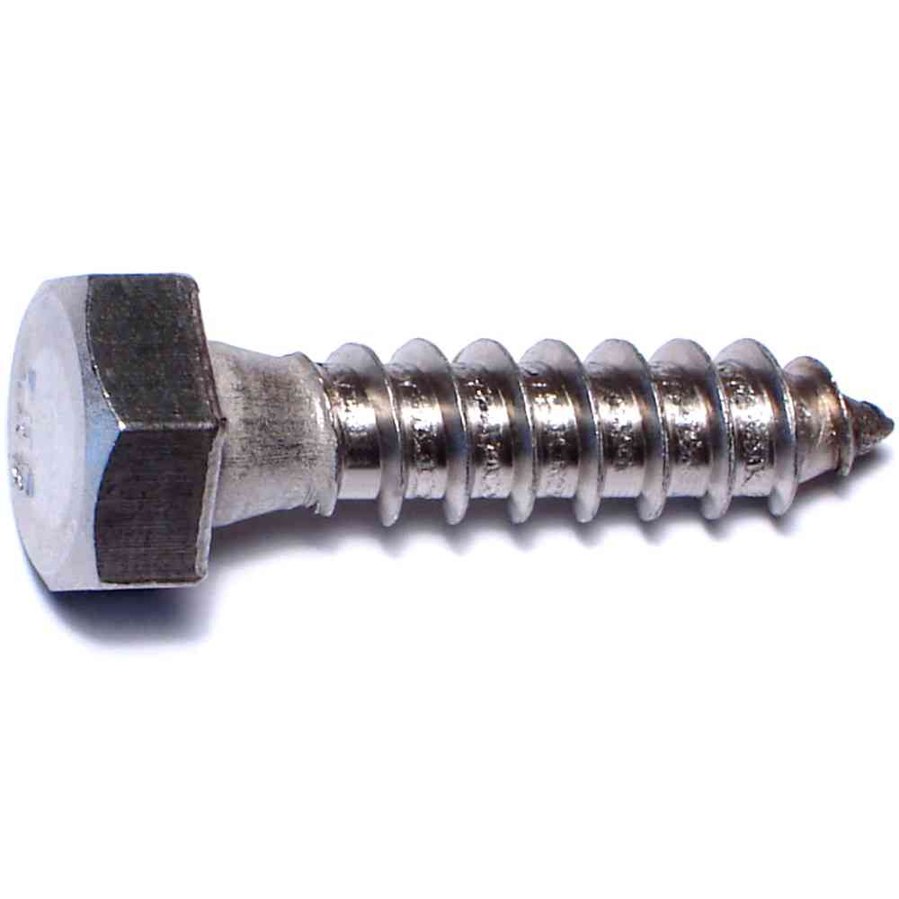 Main 1 - Hex Lag Screw 5/16"X1-1/4" Stainless Steel 1/pk - San Antonio Retail