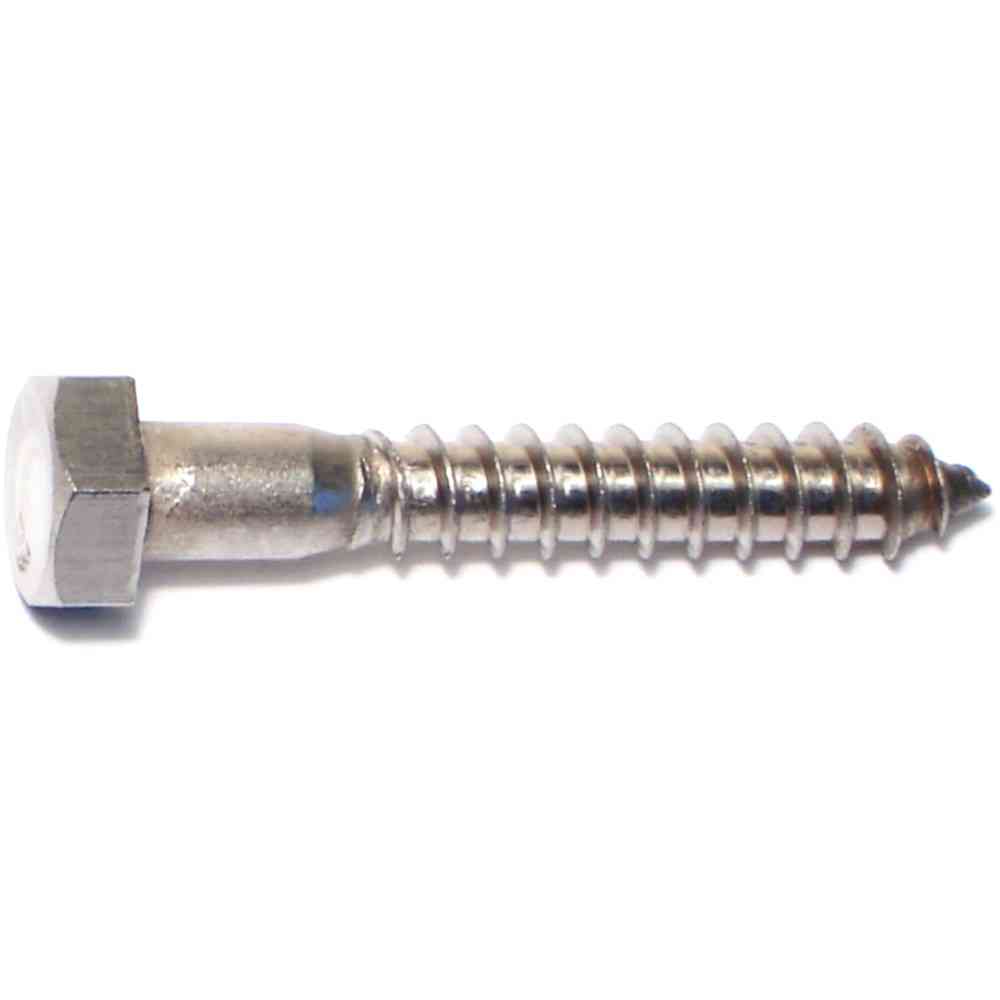 Main 1 - Hex Lag Screw 5/16"X2" Stainless Steel 1/pk - San Antonio Retail