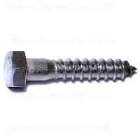 Main 1 - Hex Lag Screw 3/8"X2" Stainless Steel 1/pk - San Antonio Retail