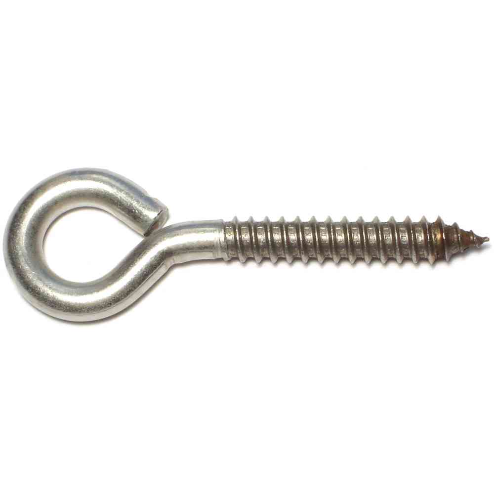 Main 1 - Lag Screw Eye 3/8"X4-1/2" Stainless Steel - San Antonio Retail