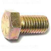 Main 1 - Hex Bolt 9/16"-12X1" Grade 8 Yellow Zinc - San Antonio Retail