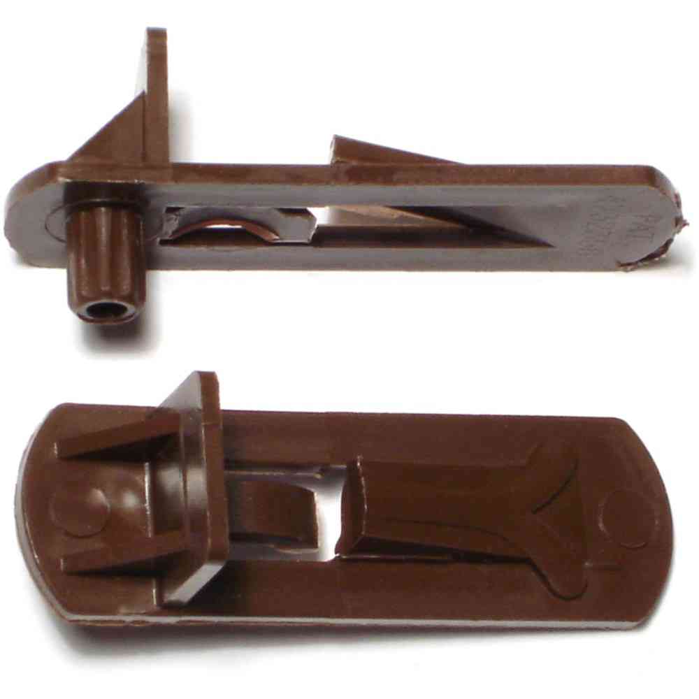 Main 1 - Shelf Support Locking Brown Plastic 1/4" - San Antonio Retail
