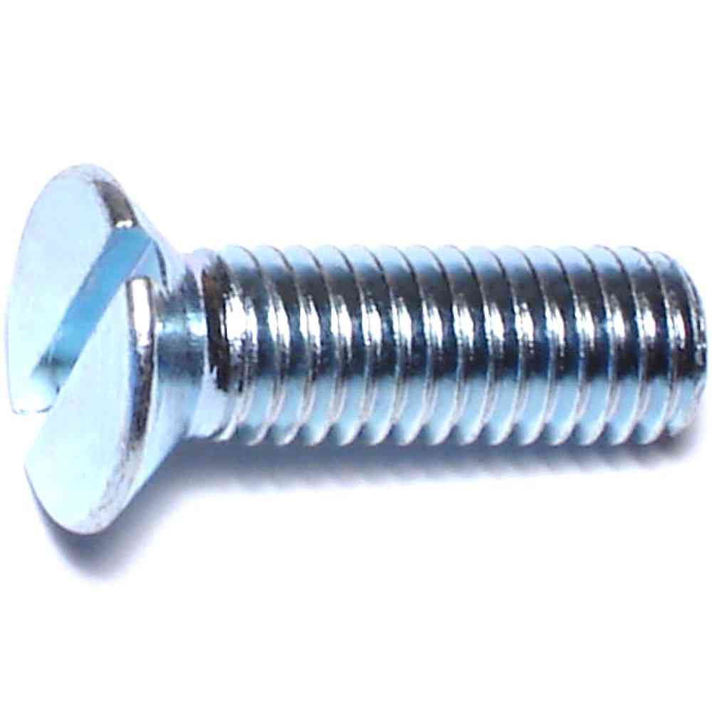 Main 1 - Metric Slotted Flat Machine Screw 5MMX16MM Zinc - San Antonio Retail