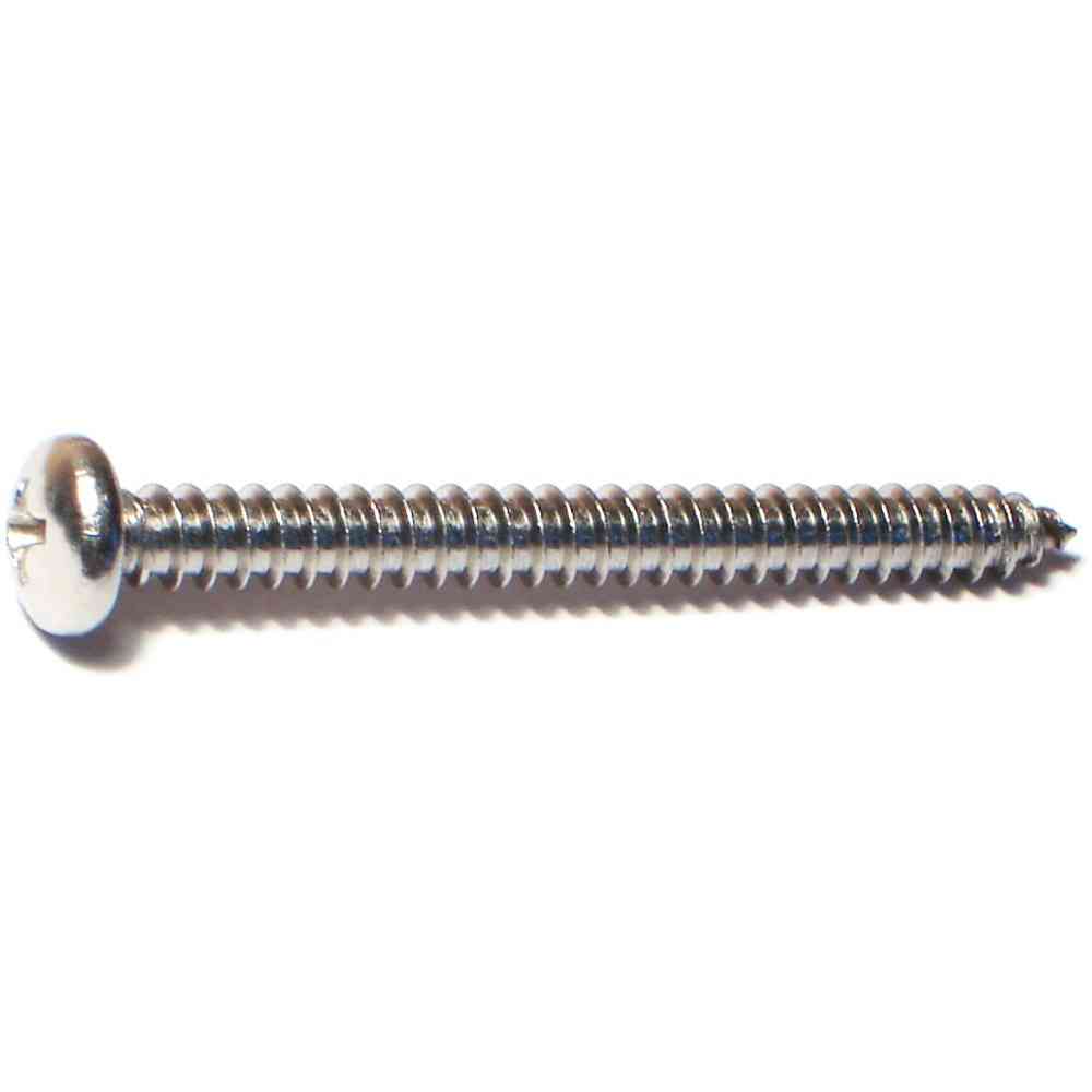 Main 1 - Phillips Pan Sheet Metal Screw #10X2" Stainless Steel 1/pk - San Antonio Retail