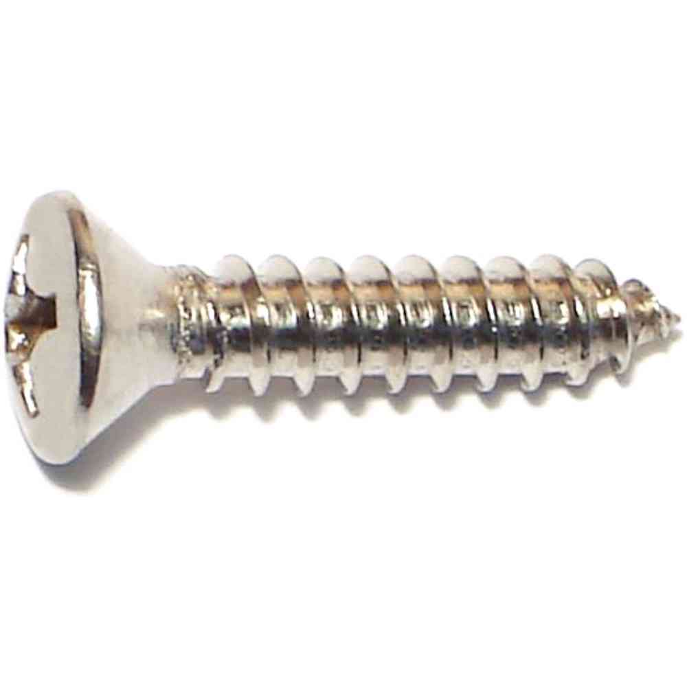 Main 1 - Phillips Oval Sheet Metal Screw #12X1" Stainless Steel 1/pk - San Antonio Retail