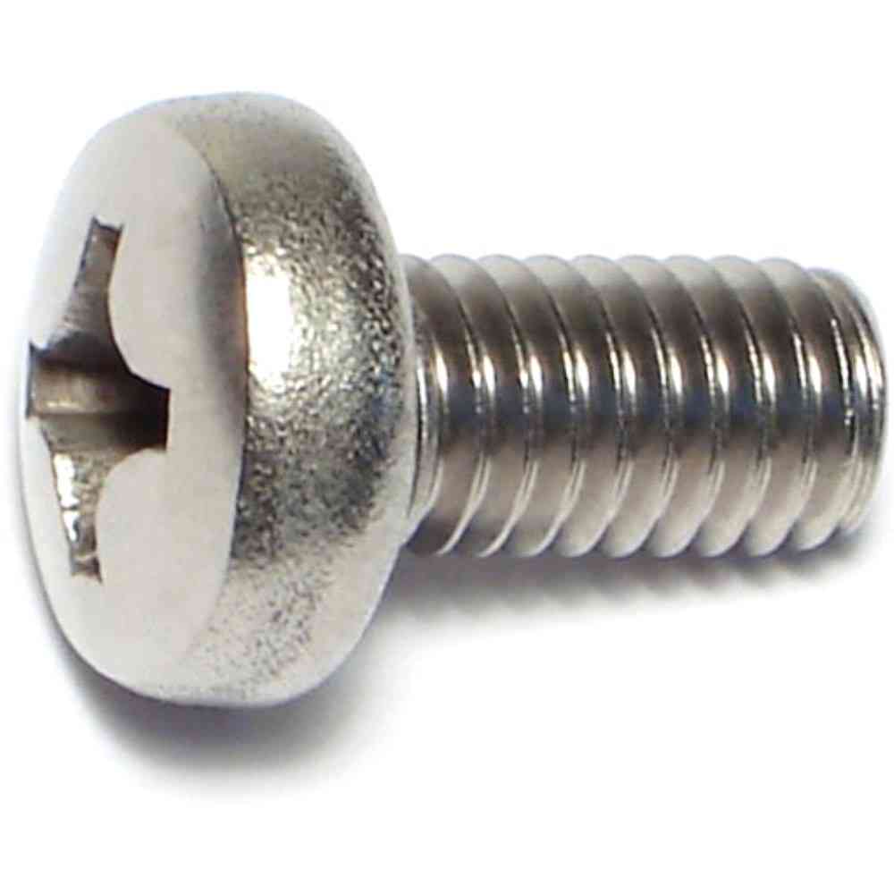 Main 1 - Metric Phillips Pan Machine Screw 6MM-1.00X12MM Stainless Steel - San Antonio Retail