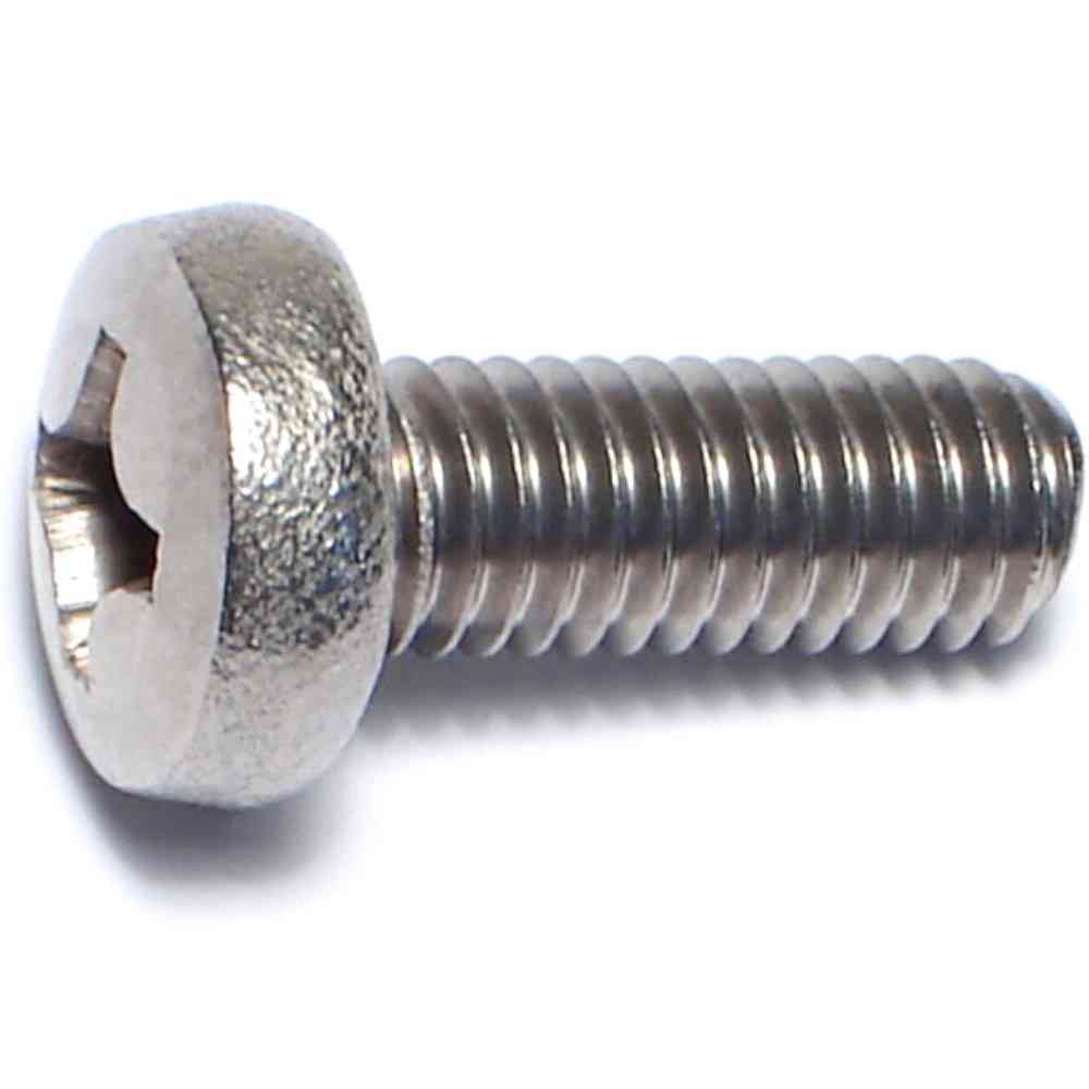 Main 1 - Metric Phillips Pan Machine Screw 6MM-1.00X16MM Stainless Steel - San Antonio Retail