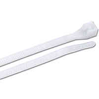 Main 2 - Cable Ties 6" 100Pk White Double Lock Nylon 46-206 - San Antonio Retail