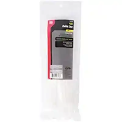 Cable Ties 8" 100Pk White Double Lock Nylon 46-308 - San Antonio Retail