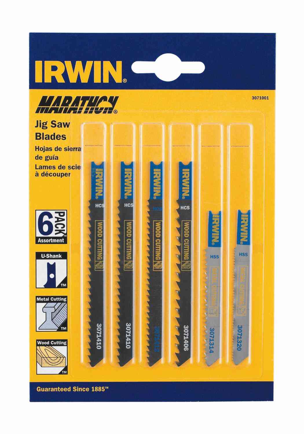 Main 2 - Saw Blade Jig U/Shank 6Pc Set 3071001 - San Antonio Retail