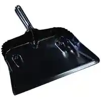 Main 1 - Dust Pan Steel Heavy Gauge Black Fulton 182B-20PK - San Antonio Retail