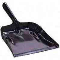Main 2 - Dust Pan Steel Heavy Gauge Black Fulton 182B-20PK - San Antonio Retail