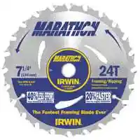 Main 1 - Saw Blade Circular 7-1/4" 24T Carbide Marathon Irwin 24030   - San Antonio Retail