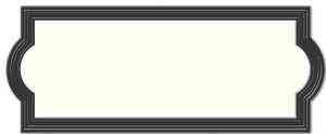 Main 1 - Sign, Address Plaque, Rectangular, Black, Plastic AK-460 - San Antonio Retail