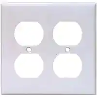 Main 1 - Wall Plate Receptacle 2Gang White 2150W - San Antonio Retail