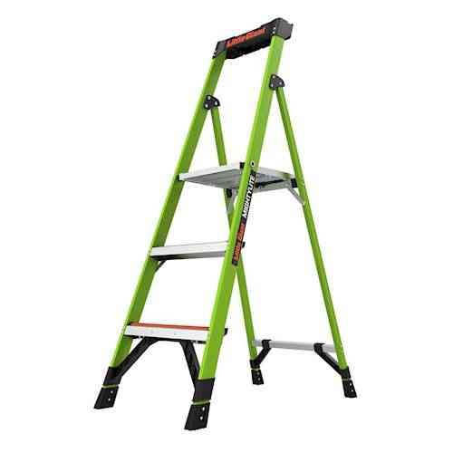Main 1 - Ladder*S*Little Giant Mighty Lite M5 Mighty Lite M5 Type 1A Fiberglass Platform 15365-001 - San Antonio Retail