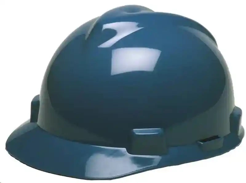 Main 1 - Safety Hard Hat Blue 4-Point Textile Suspension SWX00307/475359 - San Antonio Retail
