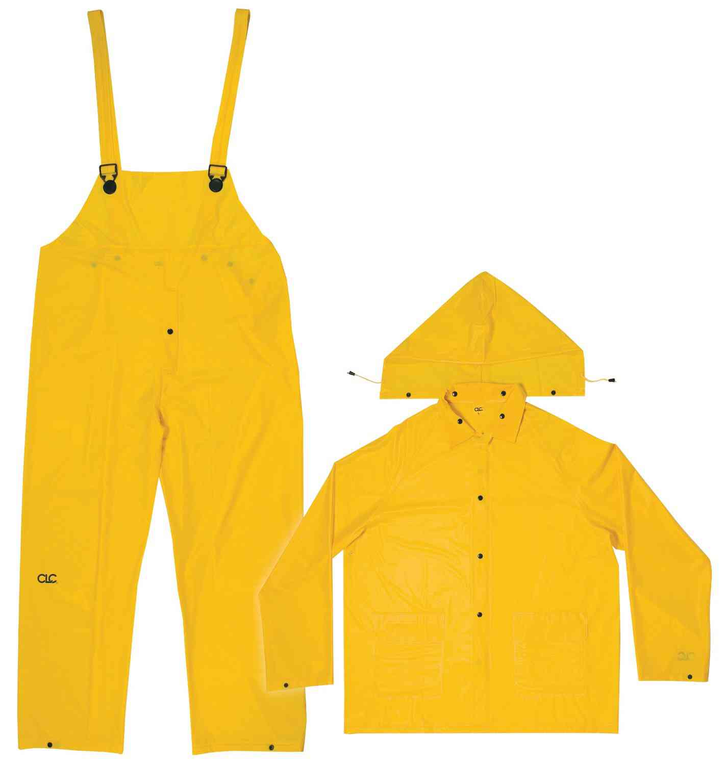 Main 2 - Rainsuit Medium Yellow Pvc 3Pc R101M - San Antonio Retail
