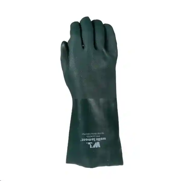 Main 1 - Gloves Wells Lamont 167L Pvc Coated Green 14" - San Antonio Retail