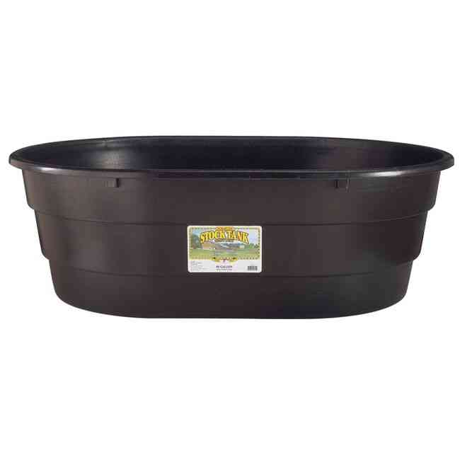 Main 1 - Poly Oblong Stock Tank 40.25" 40 Gallon No Drain Plug ST40 - San Antonio Retail