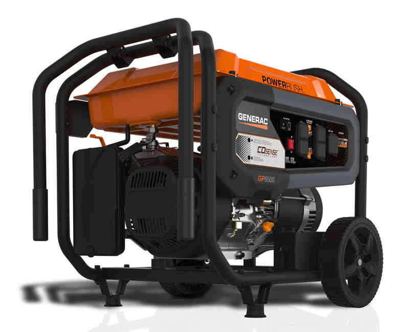 Main 1 - Generator 6500 Watt 120 Volts Generac Commercial Grade GP6500 7680  - San Antonio Retail