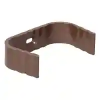 Main 1 - Gutter Downspout Clip 2"X3" Brown Vinyl Syle K Traditional M1634-30 - San Antonio Retail
