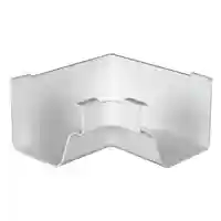 Main 1 - Gutter Inside Miter 5" White Vinyl Style K Traditional M0504 - San Antonio Retail