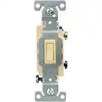 Main 1 - Switch Single Pole Ivory 15Amp Grounded Pro CSB115STV-SP - San Antonio Retail