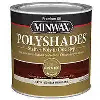 Main 1 - Polyshades Bombay Mahogany Satin Stain Half Pint  - San Antonio Retail