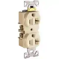 Main 1 - Receptacle Duplex Ivory 20Amp Grounded Commercial CR20V - San Antonio Retail