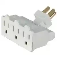 Main 1 - Cube Tap 3 Outlet White Swivel Grounded 1192W-SP - San Antonio Retail