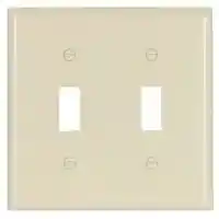 Main 1 - Wall Plate Switch 2Gang Light Almond 2139LA-Box - San Antonio Retail