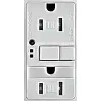 Main 1 - Combo Receptacle & Nightlight Gfci 15A White Self Test Tamper Resistant TRSGFNL15W-K - San Antonio Retail