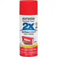 Main 1 - Spray Paint Rustoleum Painter's Touch 2x Poppy Red Satin 12oz - San Antonio Retail