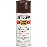 Main 1 - Spray*D*Paint Rustoleum Stops Rust Enamel Kona Brown Gloss 12oz - San Antonio Retail