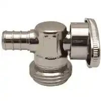 Main 1 - Pex Angle Stop Valve, 1/2 x 3/4 in, PEX Barb x Machine Hose Thread, 200 psi, APXGHV1234 - San Antonio Retail