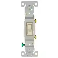Main 1 - Switch Single Pole Light Almond 15A 1301-7LA - San Antonio Retail