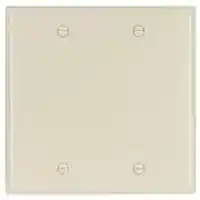 Main 1 - Wall Plate Blank 2Gang Light Almond 2137LA-BOX - San Antonio Retail