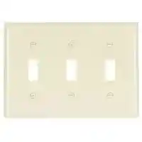 Main 1 - Wall Plate Switch 3Gang Light Almond 2141LA-Box - San Antonio Retail