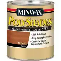 Main 1 - Polyshades Pecan Satin Stain Quart - San Antonio Retail