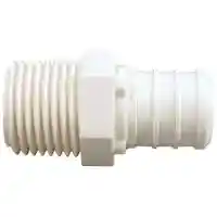 Main 1 - Pex Hose Adapter, 3/4 x 1/2 in, Barb x MPT, 200 psi, Plastic, 200 deg FPXPAM34125PK - San Antonio Retail