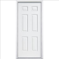 Main 1 - Steel Door Unit*D*, 6 Panel, 2/8X6/8,RH, Open Out, 4-5/8" FJ Jambs, Economy Sill, Brass NRP Hinges, No Casing, Double Bore - San Antonio Retail